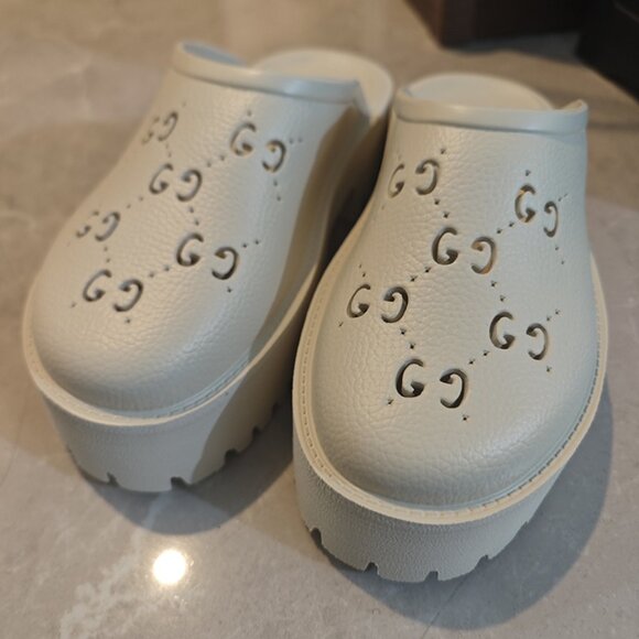 Gucci GG breathable platform sandals - Picture 4 of 6